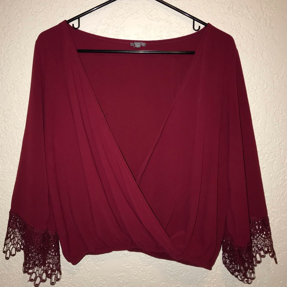 Charlotte Russe Surplice Top